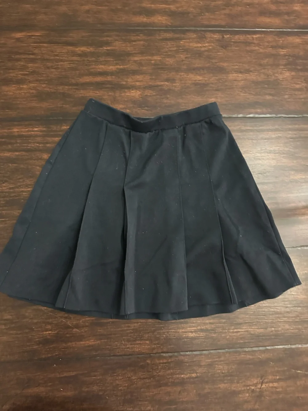 Lands' End uniform navy Pleated Skirt